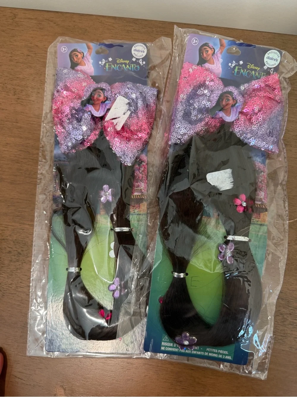 Disney Encanto Isabela hair clip and bow set of 2 NWT